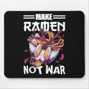 Machen Sie Ramen nicht Krieg lustiges japanisches  Mousepad
