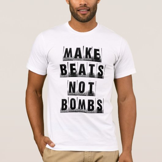 Machen Sie Schlag-nicht Bomben T-Shirt (Vorderseite)