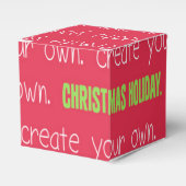 Machen Sie selbst Urlaub Geschenkschachtel (Vorderseite)