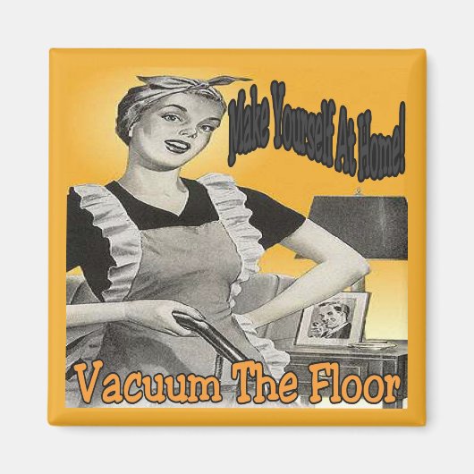 Machen Sie sich auf Zuhause Vacuum Floor. Magnet (Vorne)