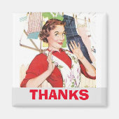 Machen Sie sich auf Zuhause, waschen Sie Kleidung Magnet (Vorne)