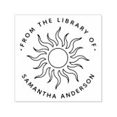 Machen Sie sich aus der Bibliothek von Boho Sun Permastempel (Design)