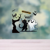 Machen Sie sich bereit für ein takuläres Halloween Acrylschild (Neutral)