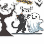 Machen Sie sich bereit für ein takuläres Halloween Aufkleber (Vorderseite)