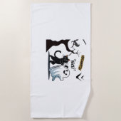 Machen Sie sich bereit für ein takuläres Halloween Strandtuch (Vorderseite)