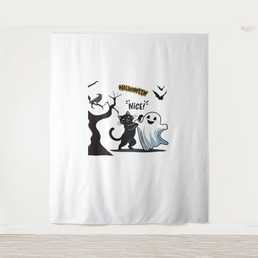 Machen Sie sich bereit für ein takuläres Halloween Wandteppich (Vorderseite)