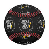 Machen Sie sich ein eigenes in zwei einfachen Schr Baseball (Vorderseite)