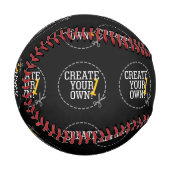 Machen Sie sich ein eigenes in zwei einfachen Schr Baseball (Vorderseite Links)