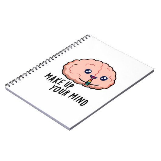 Machen Sie sich einen lustigen Hirnpuffer Notizblock (Linke Seite)