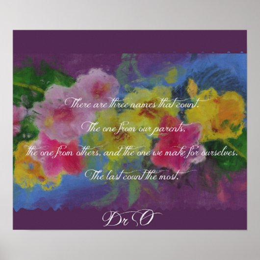 Machen Sie sich einen Namen! Poster (Vorne)