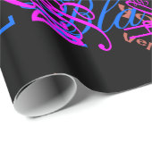 Machen Sie sich einfach in einem Schritt Geschenkpapier (Rolleneckpunkt)