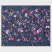 Machen Sie sich einfach in einem Schritt Geschenkpapier (Flach)