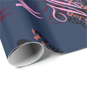 Machen Sie sich einfach in einem Schritt Geschenkpapier (Rolleneckpunkt)