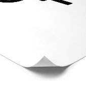 Machen Sie sich fertig zum Rock Funny Rocker Brot  Poster (Ecke)