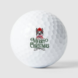 Machen Sie sich frohe Weihnachten mit dem französi Golfball