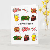 Machen Sie sich gut, bald Karte Bier rauchen dick (Gelbe Blume)