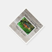 Machen Sie sich Ihr eigenes Begrüßungs-neues Zuhau Serviette (Ecke)