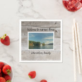 Machen Sie sich Ihr eigenes Begrüßungs-neues Zuhau Serviette (Beispiel)