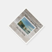 Machen Sie sich Ihr eigenes Begrüßungs-neues Zuhau Serviette (Ecke)