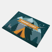 Machen Sie sich Ihr eigenes Camping Berg Outdoor A Fußmatte (Schrägansicht)