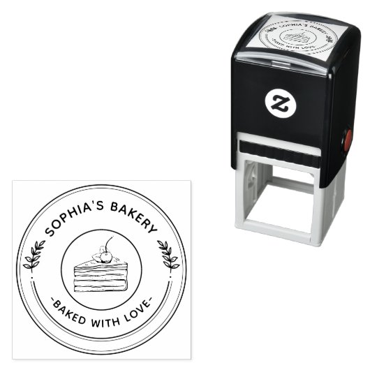 Machen Sie sich Ihr eigenes Logo für den geschäftl Permastempel (Beispiel)