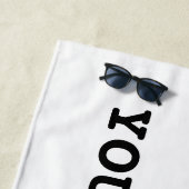 Machen Sie sich Ihre eigene i Liebe und machen Sie Strandtuch (Beispiel)