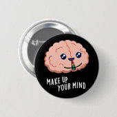 Machen Sie sich Ihre Gedanken lustigen Brain Pun D Button (Vorne & Hinten)