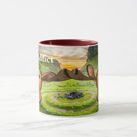 Machen Sie sich Ihren eigenen Titel - Grüne Tasse (Zentrum)