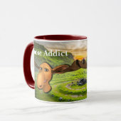 Machen Sie sich Ihren eigenen Titel - Grüne Tasse (Vorderseite Links)