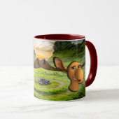 Machen Sie sich Ihren eigenen Titel - Grüne Tasse (VorderseiteRechts)