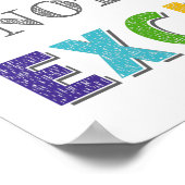 Machen Sie sich keine Entschuldigung für das Wachs Poster (Ecke)