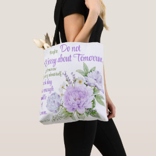 Machen Sie sich keine Sorgen über die morgige Chri Tasche