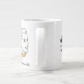 Machen Sie sich keine Sorgen um die Schritte. Jumbo-Tasse (Rückseite)