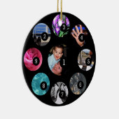 Machen Sie sich mit 9 Bildern ein eigenes Foto. Keramik Ornament (Rechts)