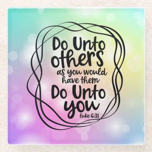 Machen Sie sich mit anderen Glass-Untersetzer vert Glasuntersetzer (Vorderseite)