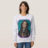 Machen Sie sich oder irgendjemand in irgendeine Fi Sweatshirt (Vorne ganz)