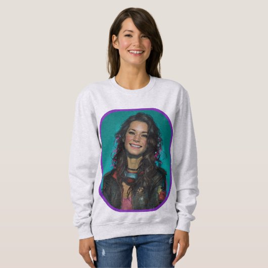 Machen Sie sich oder irgendjemand in irgendeine Fi Sweatshirt (Vorne ganz)