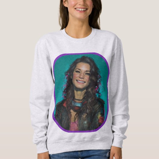 Machen Sie sich oder irgendjemand in irgendeine Fi Sweatshirt (Vorderseite)