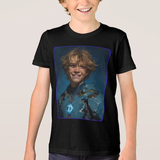 Machen Sie sich oder irgendjemand in irgendeine Fi Tri-Blend Shirt (Vorderseite)