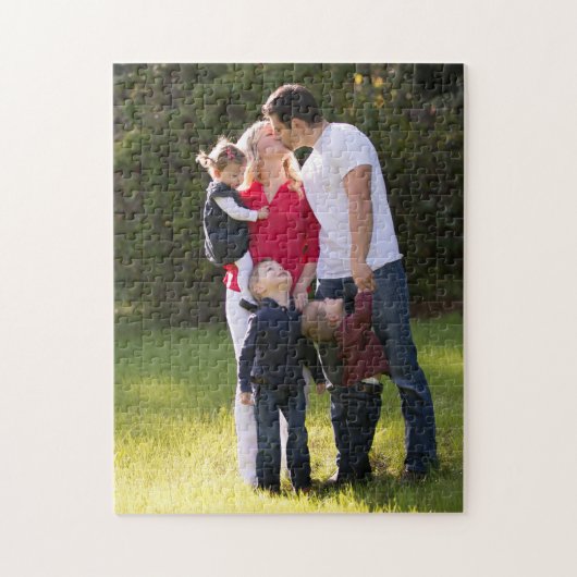 Machen Sie sich personalisiert mit familiärem Foto Puzzle (Vertikal)