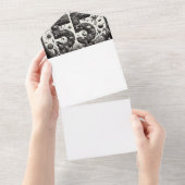 Machen Sie sich selbst All In One Einladung (Abreißen)