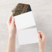 Machen Sie sich selbst All In One Einladung (Abreißen)