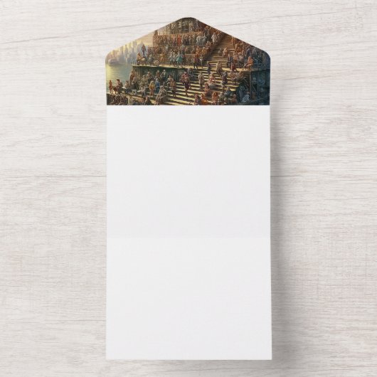 Machen Sie sich selbst All In One Einladung (Innen Boden)