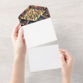 Machen Sie sich selbst All In One Einladung (Abreißen)