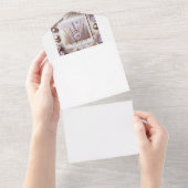 Machen Sie sich selbst All In One Einladung (Abreißen)