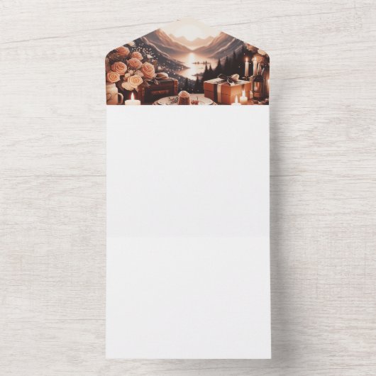 Machen Sie sich selbst All In One Einladung (Innen Boden)