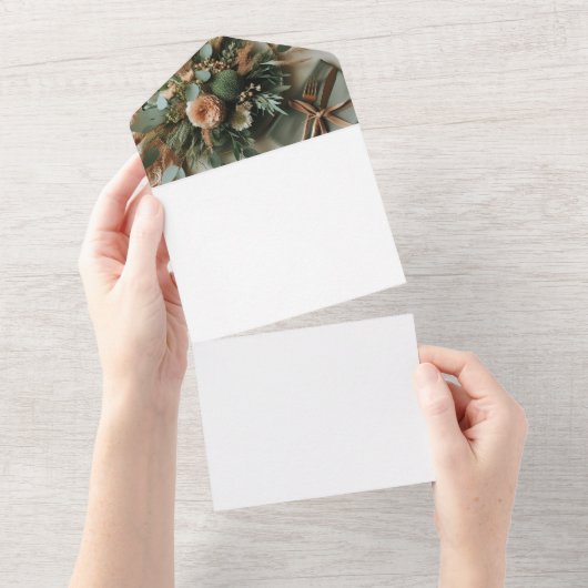 Machen Sie sich selbst All In One Einladung (Abreißen)