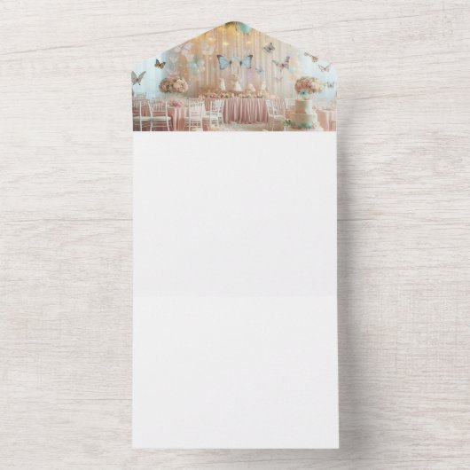 Machen Sie sich selbst All In One Einladung (Innen Boden)