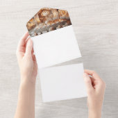 Machen Sie sich selbst All In One Einladung (Abreißen)