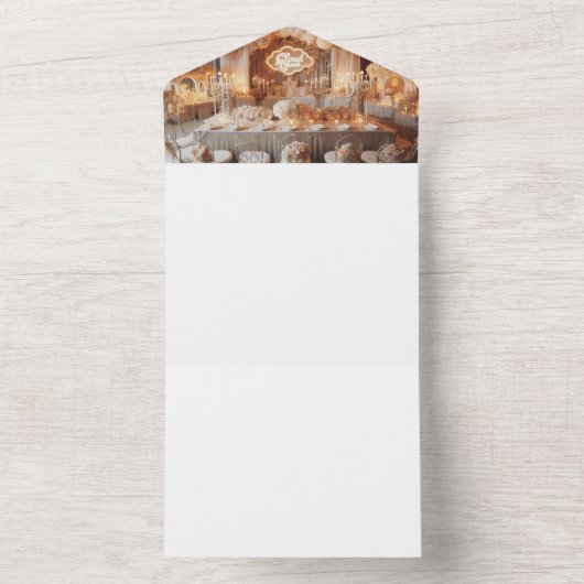 Machen Sie sich selbst All In One Einladung (Innen Boden)